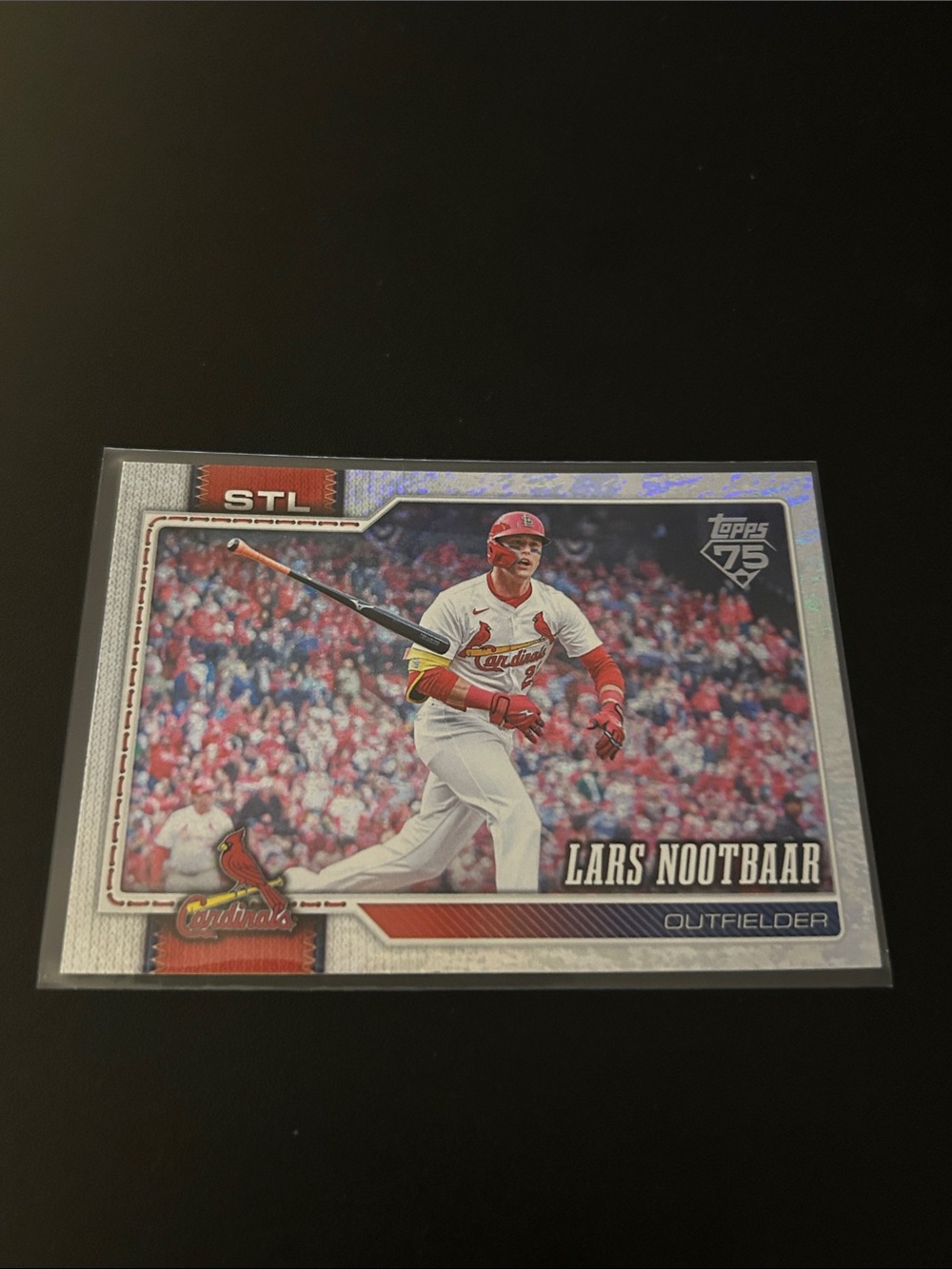 2026 Topps Series 2 Lars Nootbaar Sand Glitter Foil St Louis Cardinals